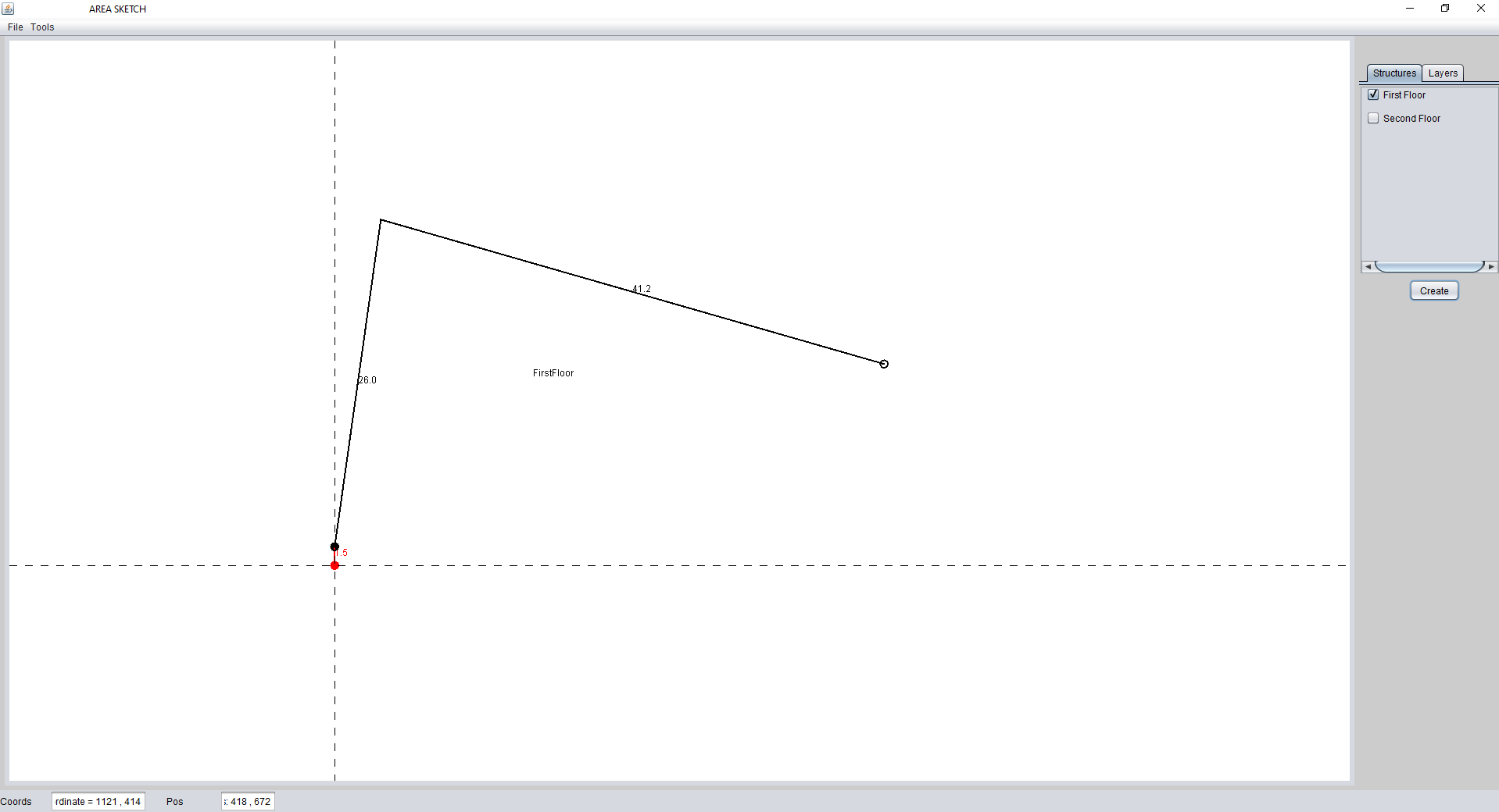 A picture of areasketch application